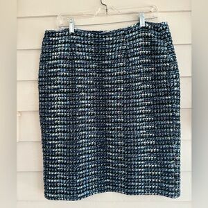 St. John Martinique Tweed Knit Skirt Size 12